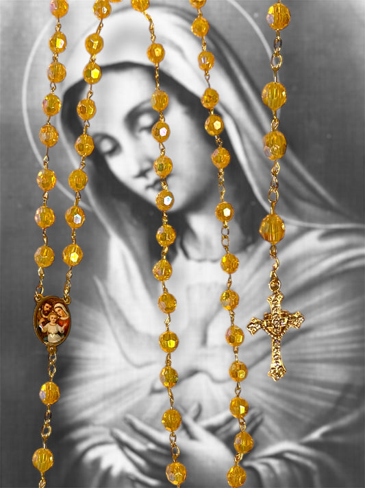Chapelet jaune (sainte Famille)
