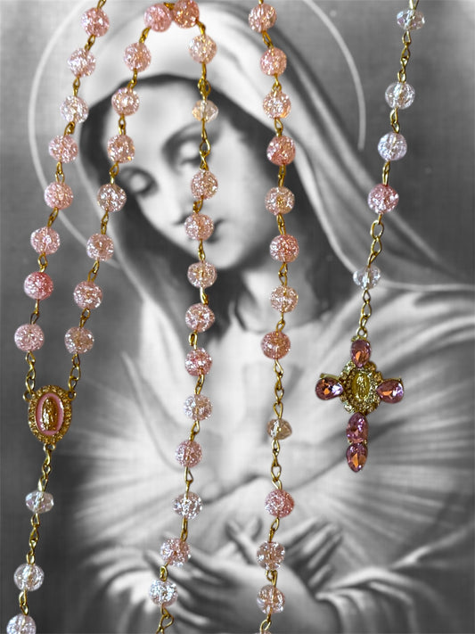 Chapelet rose (Vierge Marie)