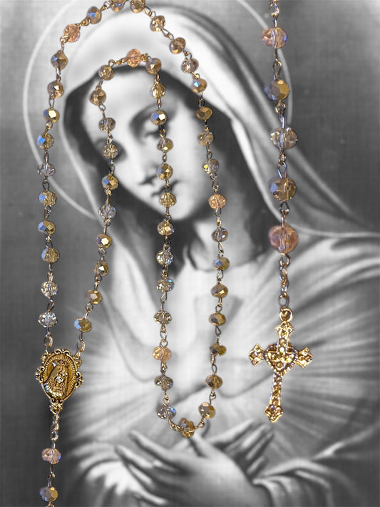 Chapelet argenté (Vierge Marie)