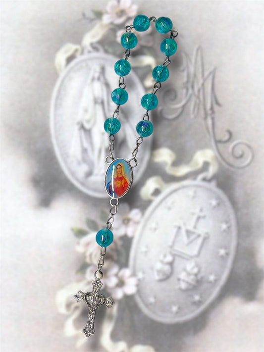 Dizainier bleu (Vierge Marie)