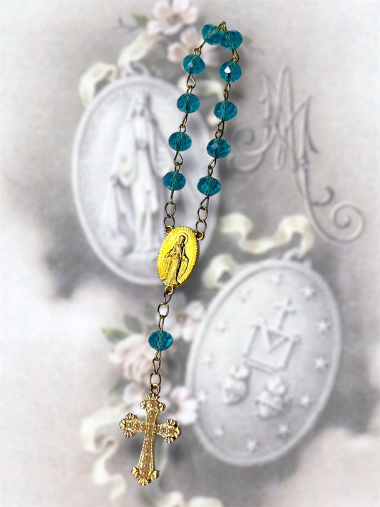 Dizainier bleu (Vierge Marie)