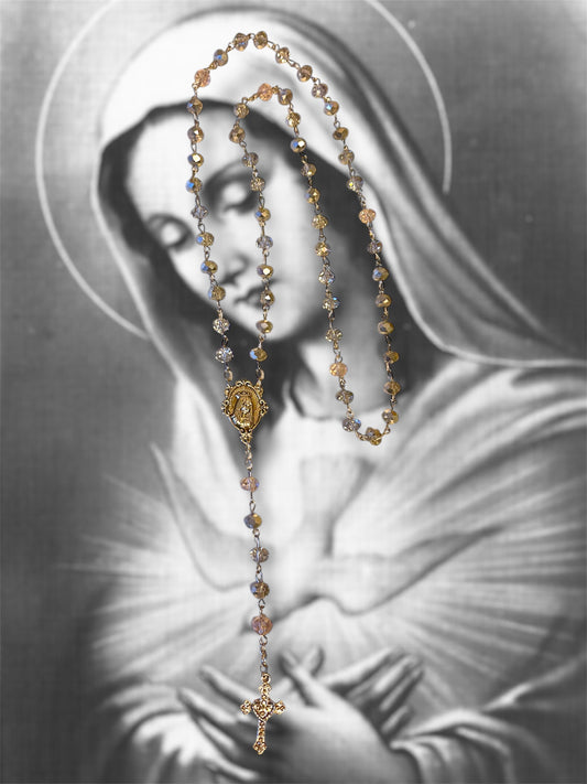 Chapelet argenté (Vierge Marie)