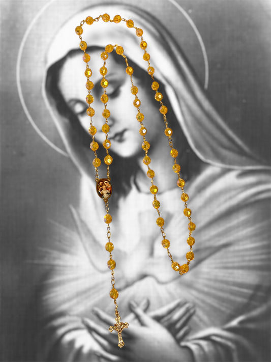 Chapelet jaune (sainte Famille)